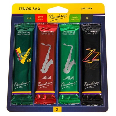 Vandoren Tenor Saxophone Jazz Reed Sample Pack Strength  2