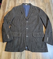 J. Crew Washed Vintage Corduroy Blazer Men's L Brown Preppy Career Sport Coat