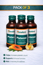 Himalaya Platenza Syrup 100ml Pack of 3  Platelet Wellness Support