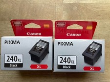 Canon PIXMA 240XL Genuine Black Ink Cartridge for MG2120 MG2220 MG3120  Lot Of 2