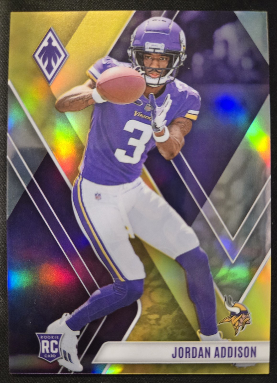 2023 Panini Phoenix - Rookies Jordan Addison #109 Yellow /75 (RC)