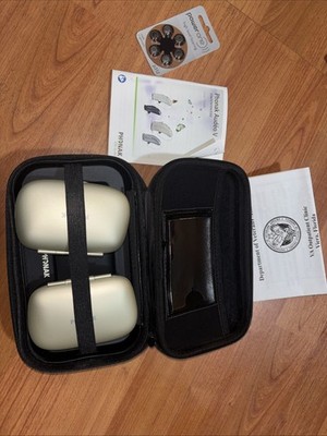 phonak hearing aids audeo V w/ case