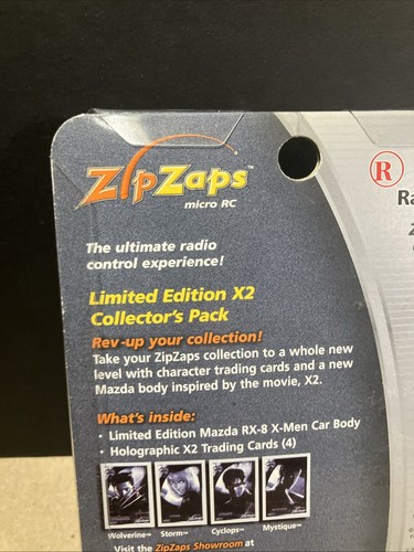 Radio Shack Zip Zaps Micro RC Limited Edition Collector Pack Mazda RX-8 Marvel - Picture 6 of 9