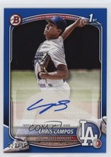 2025 Bowman Paper Prospect Retail Blue 23/150 Chris Campos #BPA-CHC Auto 1k9t