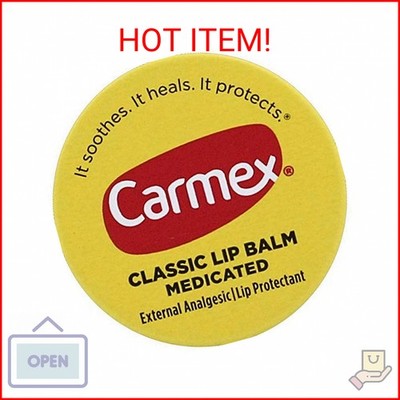 Carmex Lip Balm Jar, 0.25 Oz