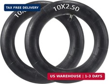 2-pack 10inch Tire tubes, 10x2.50 inner tube for electric scooter 36v 48v 400w 5
