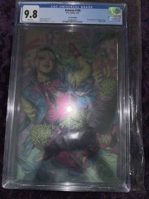 CGC 9.8 BATMAN #108 (2021) ARTGERM VIRGIN FOIL EDITION VARIANT 1ST MIRACLE MOLLY
