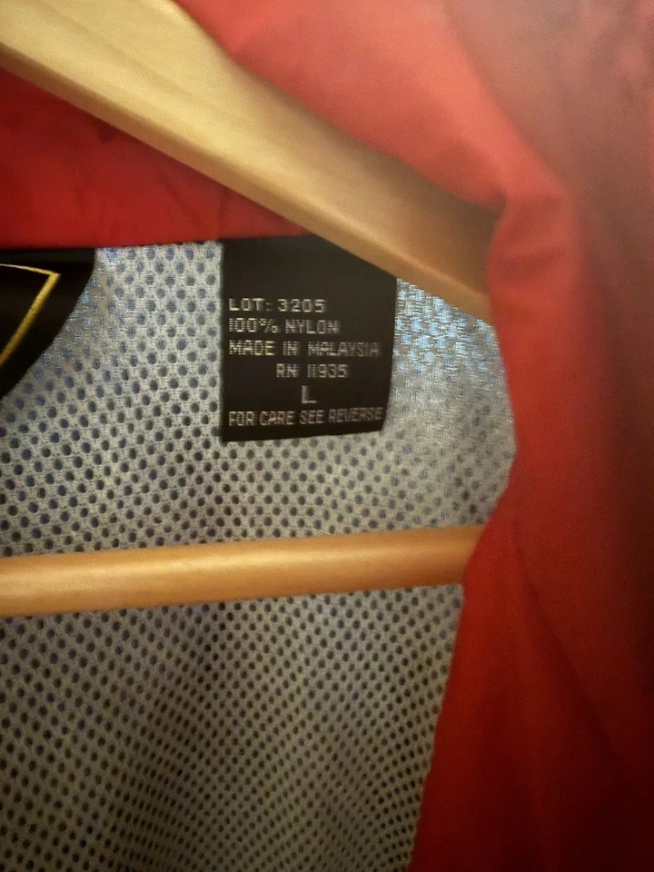 Chaqueta cortavientos vintage de los Juegos Olímpicos de Atlanta 1996 roja/negra talla L Foto 4 de 4