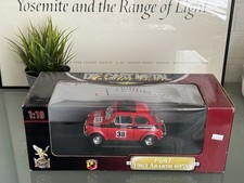 Road Signature 1963 Fiat Abarth 695SS 1:18 Diecast Red Rally Car SEALED