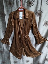 Silk wrap tie dress Size M. New with tags