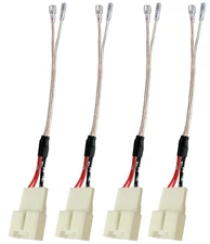 4Pcs Door Speaker Harness Cable Adaptor Fit For Ford F150/250/350/450/550 2017+