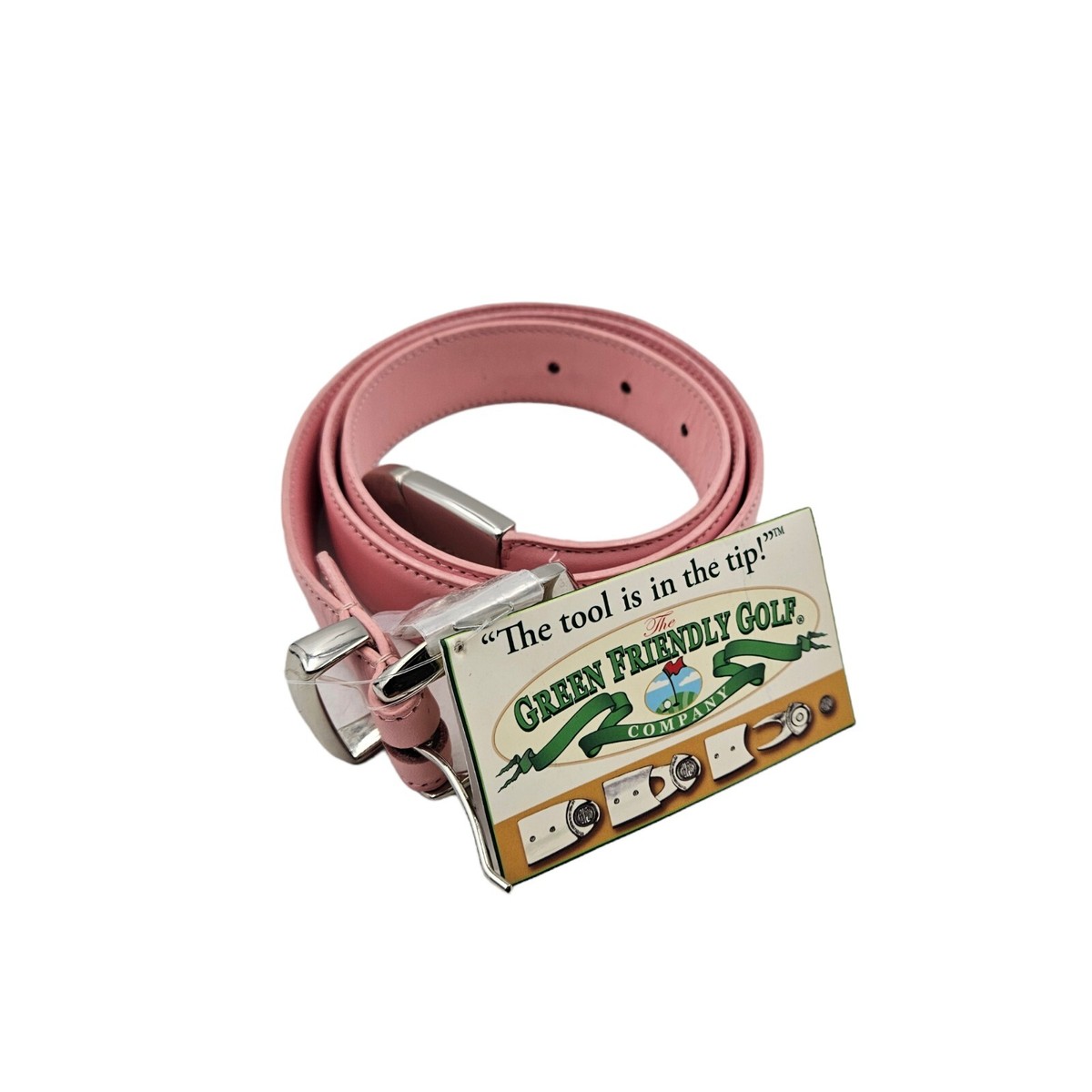green friendly golf belt