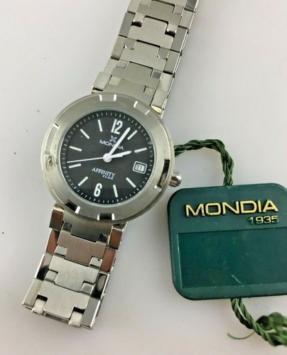 MONDIA AFFINITY CLUB 30MM ACCIAIO DONNA NOS OROLOGIO QUARZO ETA SWISS MADE  | eBay