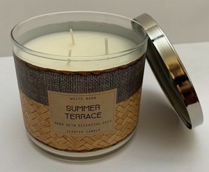 Bath Body Works 3 Wick White Barn Summer Terrace Scented Candle