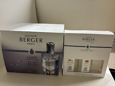 Maison Berger Paris Lampe L'Essentielle Kit  - NEW IN BOX Plus Refills