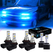 For Chevy Tahoe 2001-2006 6x Combo 9005 9006 LED Headlight + 880 Fog Light 8000K