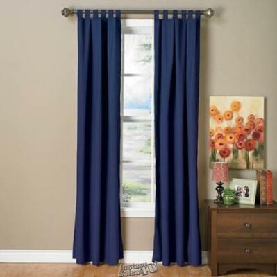 Prescott Tab-Top Panels Navy 80'' W x 84'' L