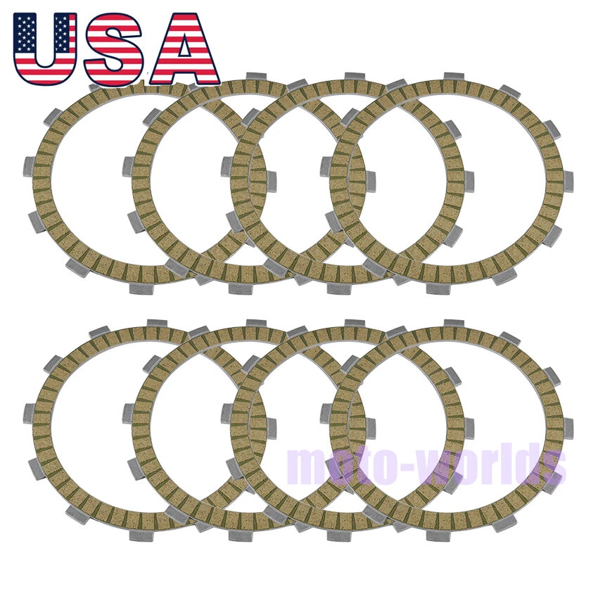 For Kawasaki VN1500 Vulcan 88 87-95/Vulcan 1500L 96-97 Clutch Friction Plate set - Image 3 of 4