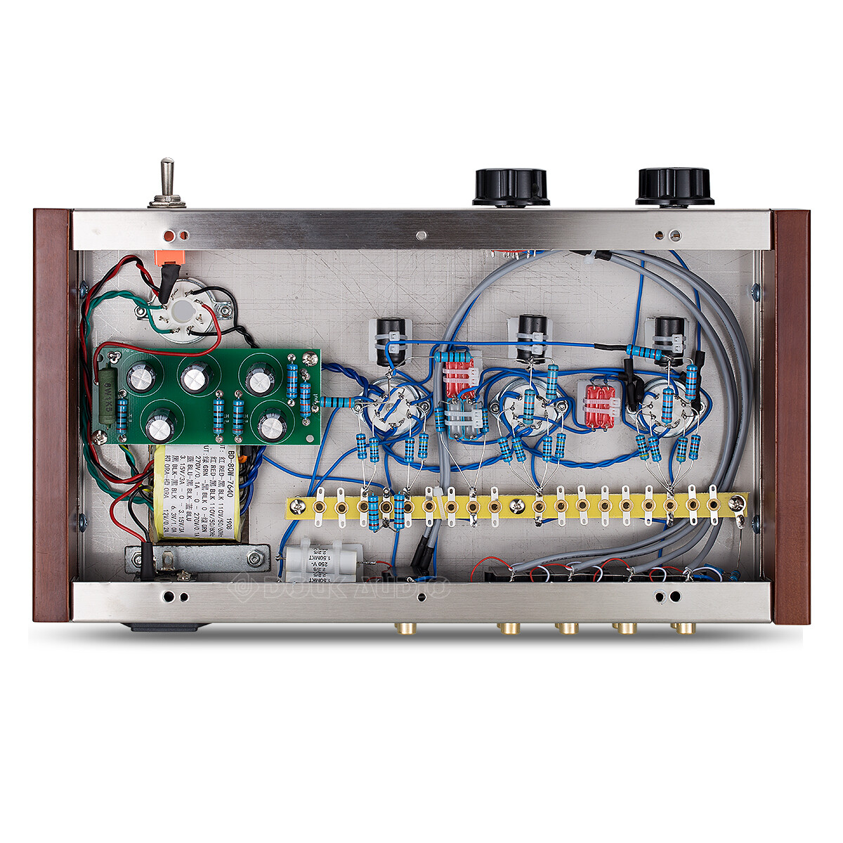 HiFi 12AX7 Vacuum Tube Preamp DIY KIT Stereo Home Desktop Audio