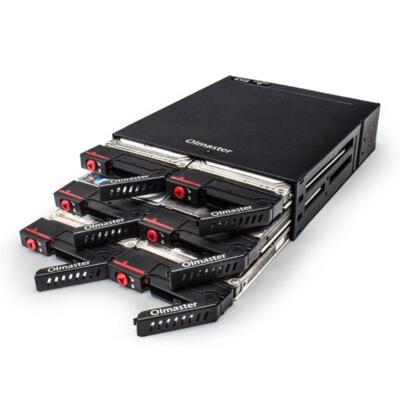 MR-6601 6 Bay Hard Disk Enclosure Rack Data Storage for 2.5