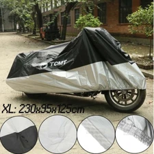 New XL Waterproof Motorcycle Cover 230x95x125cm For Yamaha Honda Harley Kawasaki