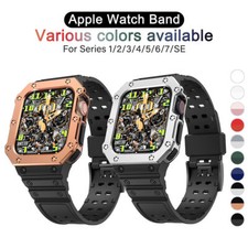OZ For Apple Watch Band Case Rugged Bumper Strap iWatch SE Series 9 8 7 6 5 43 2