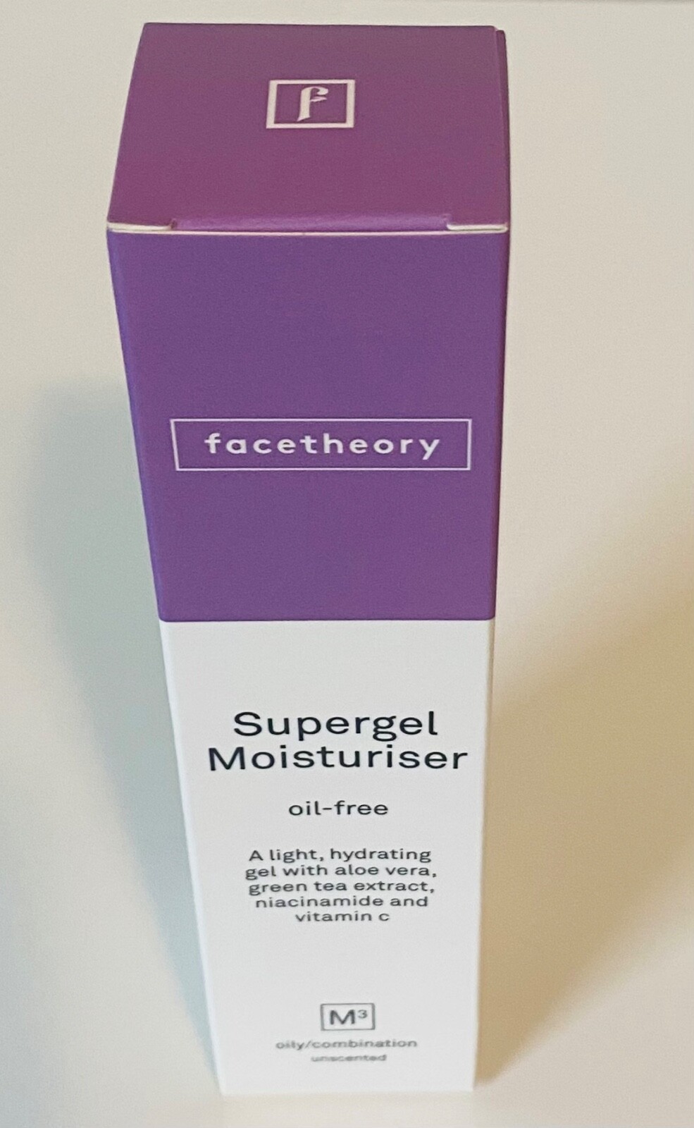Facetheory Supergel Moisturizer M3 Oil Free Face Cream For