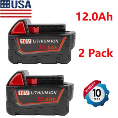 Capacity Battery Li-Ion XC 18V 12AH for Milwaukee M18 M18B5 48-11-1841