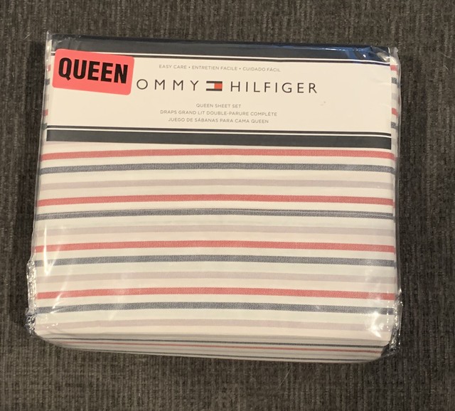 Tommy Hilfiger Queen Sheet Set Easy Care For Sale Online