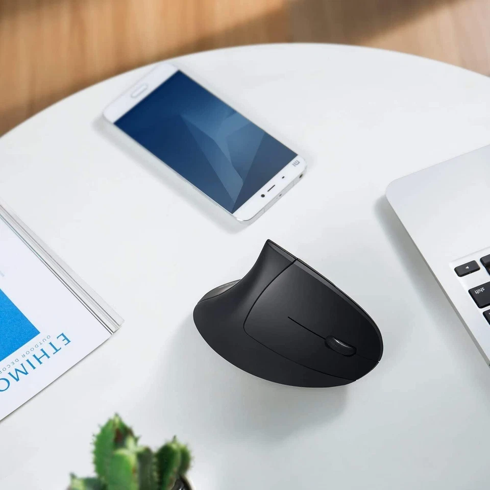 Anker 2.4G Wireless Vertical Ergonomic Optical Mouse 5 Buttons 800/1200/1600 DPI - Image 3 of 4