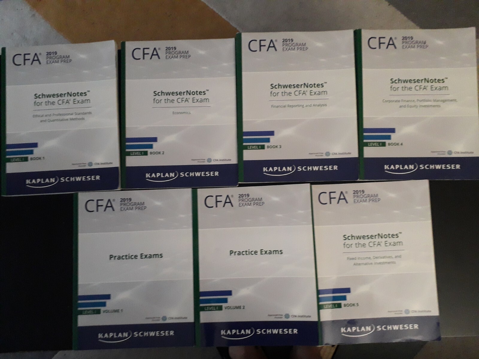 CFA level 1 books and mock exams - Kaplan 2019 edition-image