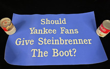 NY Yankees George Steinbrenner Poster Vintage 14