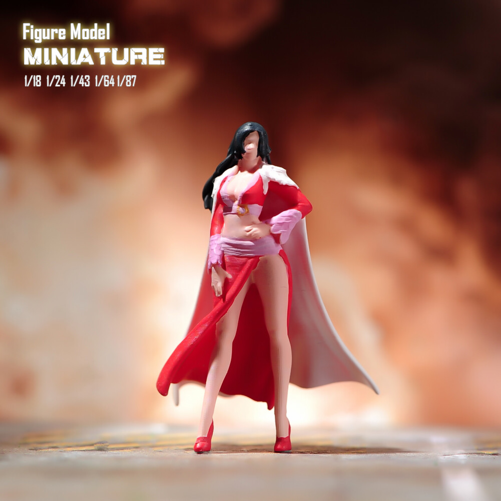 Figurine/Poupée Robe Blanche - Multi-Échelles (1/18 à 1/87) - Résine - Pour Diorama/Création