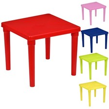 Student Table Children Plastic Study Kids Indoor Outdoor Table Removeable legs