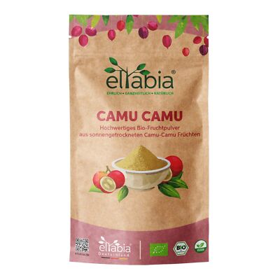 Bio Camu Camu Pulver | natürliches Vitamin C | Premium Rohkost Qualität | Vegan