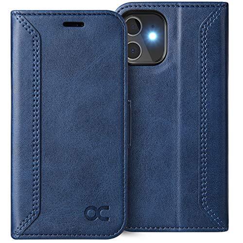 OCASE Custodia iPhone 12 Mini, Cover iPhone 12 Mini con Portatessere (p2G)