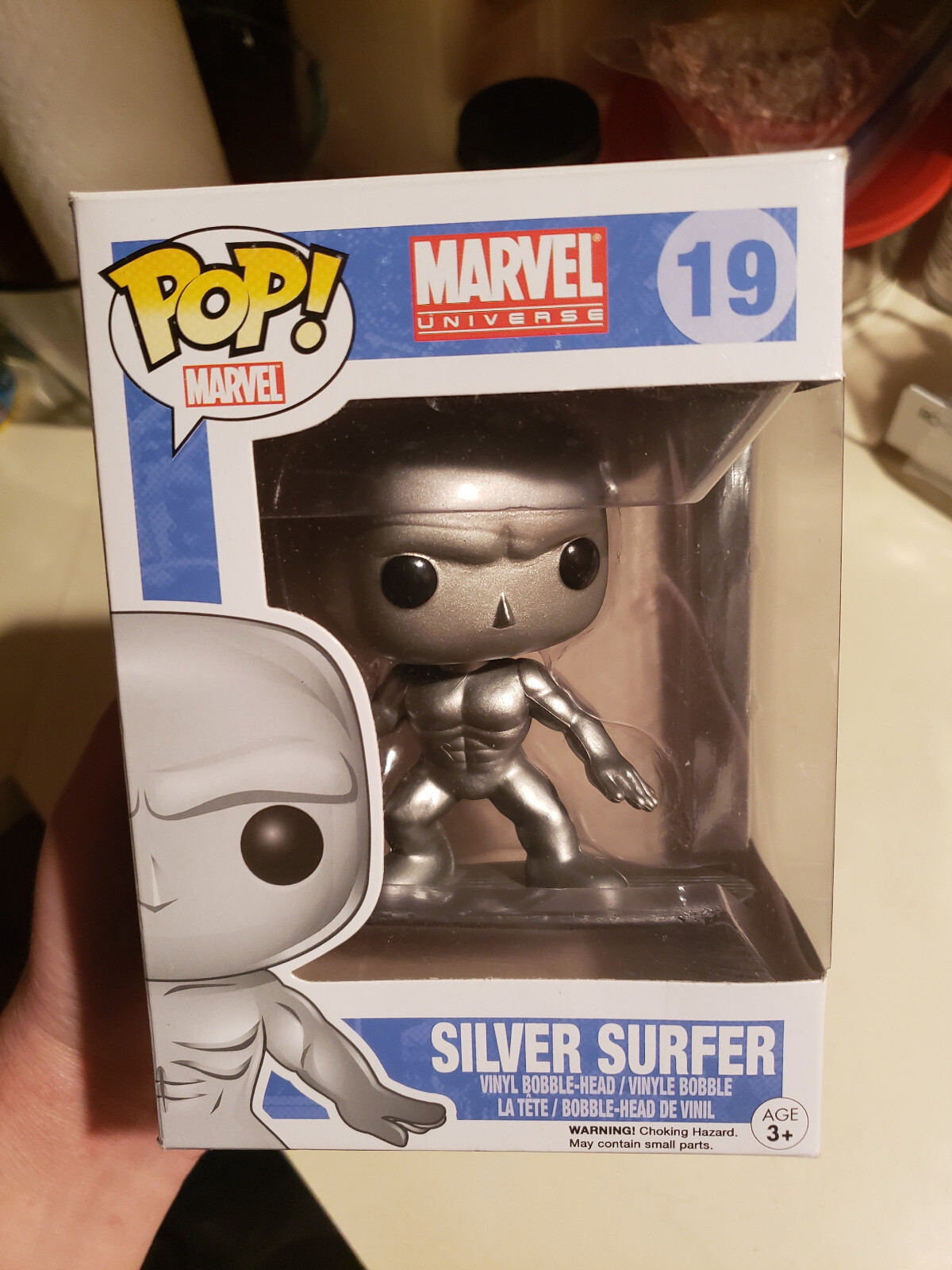 En Oferta Funko Pop Marvel Universe Silver Surfer #19 Vinyl Bobblehead With Protector