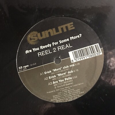 REEL 2 REAL   Our Hugh Ready For Some More?   Vinyl 12 Mix   1986 SUNLITE