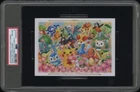 PSA 8 POKEMON CENTER 2019 PIKACHU 20th ANNIV CHARMANDER GRADED POSTCARD PM-TPHLC