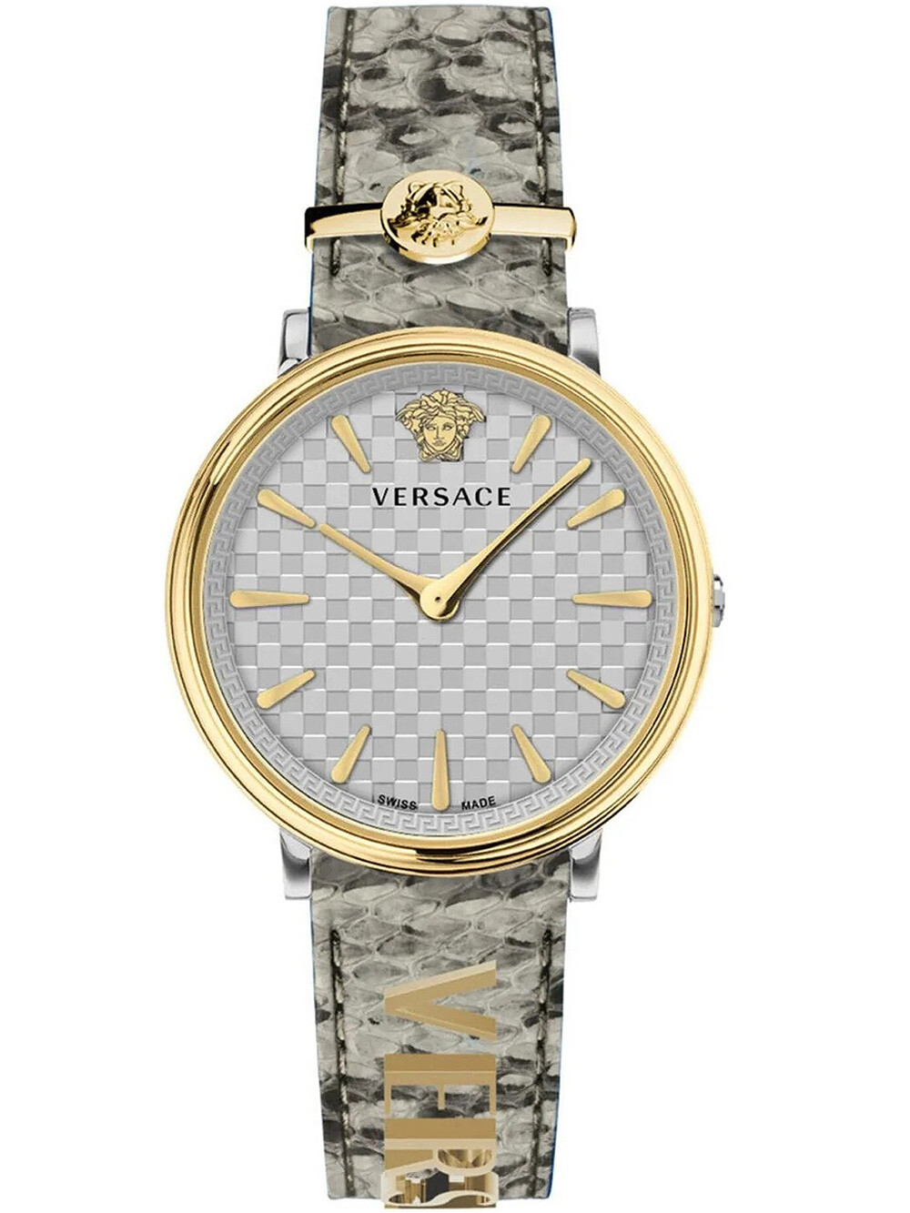 Versace VE8104422 V-Circle 38mm 5ATM Waterproof Women's Watch  