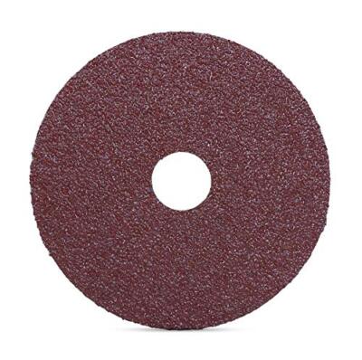 5'' x 7/8'' Fiber Resin Sanding Grinding Disc Aluminum Oxide 60 Grit, 25 Discs