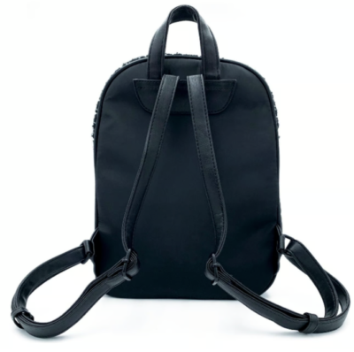 BADGLEY MISCHKA Big Diamond Quilted Nylon Backpack NWT Black  display picture 1