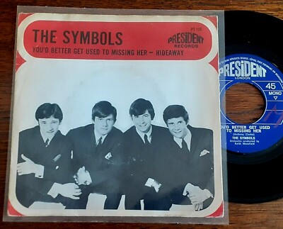 Rare SP 7''  THE SYMBOLS You'd better POP Beat Mod  Mono NETHERLAND PRESS 