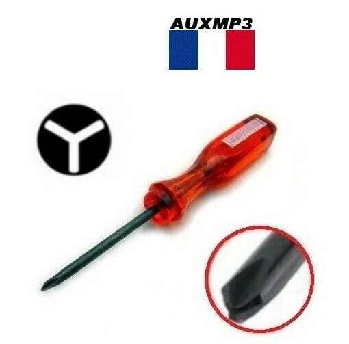 Tournevis Triwing Consoles GB GBC GBA DS Wii Cartouches Game Boy Advance france