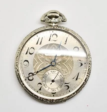 Langendorf 7 Jewels Stem Wind Pocket Watch  #WATCH265