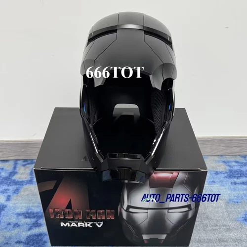 AUTOKING Iron Man MK5 1:1 Helm Tragbare Sprachsteuerung Maske Halloween Cosplay - Bild 3 von 20