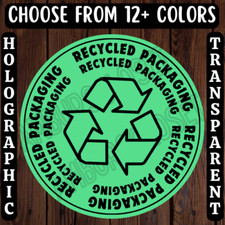 40 RECYCLED PACKAGING STICKERS 2