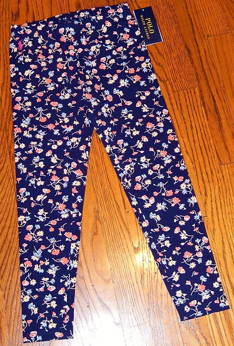 POLO RALPH LAUREN ORIGINAL GIRLS BRAND NEW AUTHENTIC LEGGINGS Size