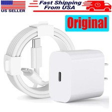 Original USB-C Wall Fast Charger Block 6ft Cable For iPhone 17 16 15 14 Pro Max