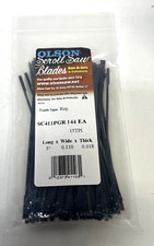 OLSON SCROLL SAW BLADES SC411PGR, Long: 5&Prime; Wide:0.110 Tooth Type Reg, 144 Pack
